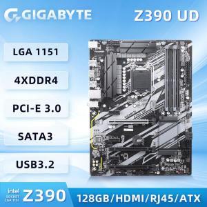 GIGABYTE 인텔 Z390 UD 메인보드 칩셋 지지대 9 코어 및 8 프로세서용 4 x DDR4 DIMM HDMI 사용