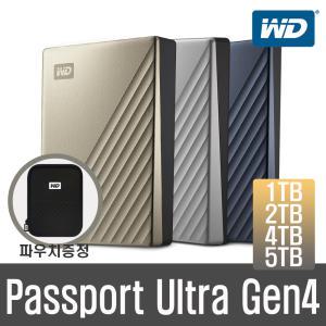 +WD정품파우치+ WD MY passport Ultra Gen4 5TB C타입