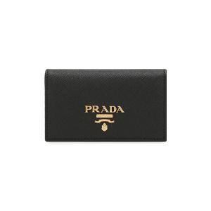 [프라다]프라다 여성 사피아노 로고 블랙 카드지갑 1MC122 QWA F0002