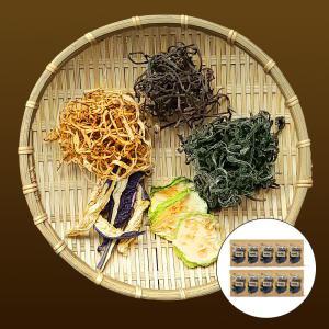[한식단]산채비빔밥 건나물 5종 모듬 30g x 10팩 (취나물,호박,가지,표고,시래