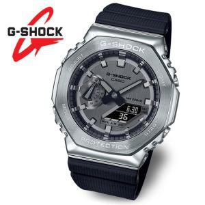 [지샥 정품] G-SHOCK 지얄오크 메탈 팔각베젤 GM-2100-1A 스포츠 전자 군인시계