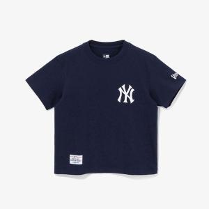 갤러리아 [뉴에라][키즈] MLB 빅 페이즐리 뉴욕 양키스 티셔츠 울트라 네이비