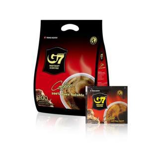 G7 베트남 퓨어 블랙커피_GT 2g 200T 1개 레전드 원두 인스턴트 커피_GT