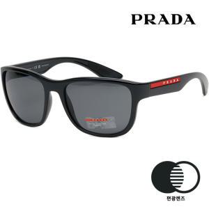 [프라다]프라다 편광 선글라스 SPS01U 1AB 5Z1 명품 블랙 사각 뿔테