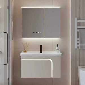 인테리어 벽걸이 세면대 욕실 예쁜 세면기 거울 세트
