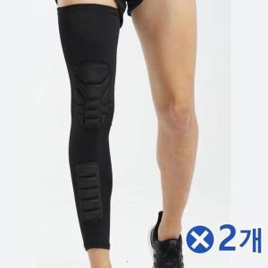 [GIKOOPR]스포츠용 블럭쿠션 다리근육 보호대 블랙 Lx2개