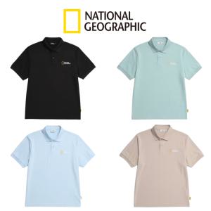 매장정품 내셔널지오그래픽 카라티 남녀공용 사계절 피케 라운드 넥 티셔츠