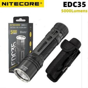 Nitecore EDC35 USB-C 충전식 램프 5000 루멘 손전등 UHi 40 버블 랜턴 토치 내장 배터리 신제품