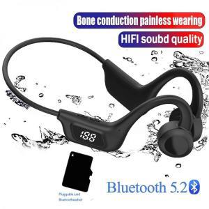 블루투스 헬멧 일체형 스포츠 헤드폰 골전도 이어폰 무선 5.2 방수 소음 감소 헤드셋 마이크 MP3 SD 카드