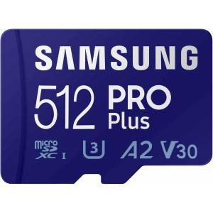 SAMSUNG PRO 플러스 microSD 메모리 카드 + 어댑터, 512GB MicroSDXC, 최대 180MB/s
