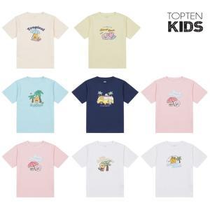 [롯데백화점]탑텐키즈 MKD2TS3802 23년 SS (아동) 카카오 콜라보 반팔 티셔츠