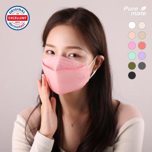 퓨어메이트 KF94 중형 컬러 마스크 30매 청소년 성인 여성 숨쉬기편한