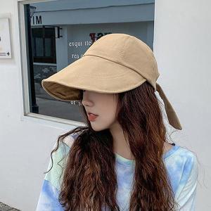 [마롱패션]Ab 파스텔 컬러 썬 캡 여름 모자 자외선 여자 여성 마