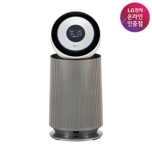 LG 공식판매점 퓨리케어 360도 공기청정기 알파 오브제 AS204NS3A UV팬살균/샌드베이지