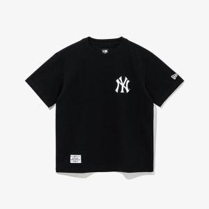 [NS홈쇼핑][뉴에라][키즈]MLB 뉴욕 양키스 홈 치어링 아이스크림 티셔츠 블랙(14310276)..