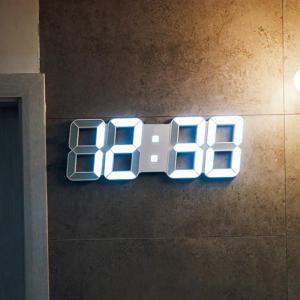 LED 대형 무소음 벽시계 디지털벽걸이시계 리모컨포함
