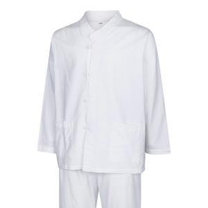 [파파브로]남성 가을 활동성 좋은 개량한복 생활한복 세트 SS-HBA-M6-흰색