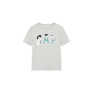 [갭키즈](김해점)[키즈 남아 6-14세] 어스 로고 크루넥 티셔츠 5213126252081
