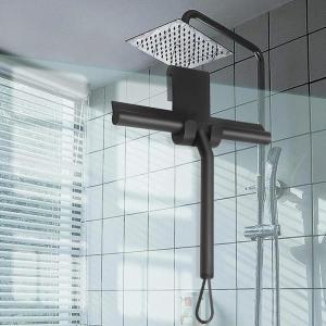 샤워 스퀴지 클리너 유리 도어 벽 스크래퍼 긁개 실리콘 홀더 욕실 거울 와이퍼 청소
