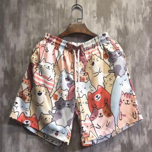 여성 모던심플 포인트 프린팅 루즈핏 셔츠 하와이안 반바지 여름 트렌드 반팔