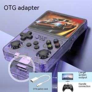 고전게임기 R36 오픈 소스 핸드헬드 레트로 GBAFCGB 아케이드 향수 게임기 3D 듀얼 시스템 전문 게임 칩 RK