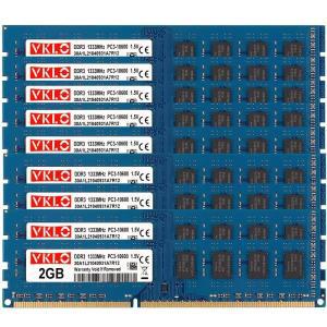 범용 PC3-10600U DIMM 데스크탑 메모리 10 개 세트 2GB DDR3 RAM 1333Mhz2RX8 240 핀 1.5V 비 ECC 인텔 및
