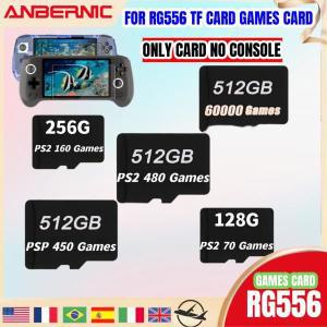 ANBERNIC 휴대용 게임 콘솔 메모리 카드, SD TF 61000 PS2, 512G, 마이크로 RG556