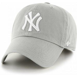 47 브랜드 볼캡 모자 뉴욕 양키스 그레이 클린 업 조절가능한 캡 성인용 원 사이즈 피츠