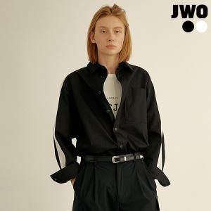 [JWO]컬러 블록 코튼 셔츠_211NLS01U