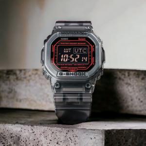 [지샥]카시오 지샥 5600 투명 블루투스 스켈레톤 군인 전자손목시계 3종