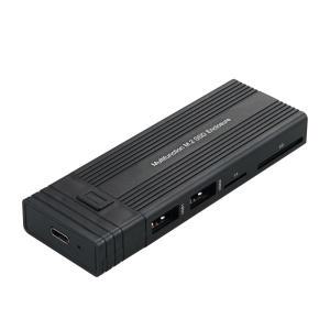 멀티 M.2 노트북 SSD 하드 외장케이스 NVME M키 어댑터 USB허브 TF SD카드리더 겸용 방열패드