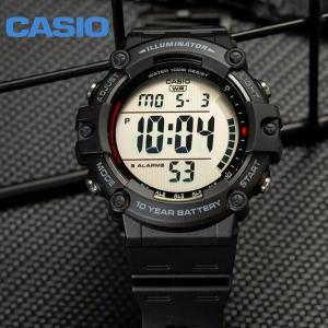 [카시오] 지샥 10년전지 빅사이즈 다이버 군인시계 방수 전자 손목시계