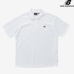 뉴발란스 NBNEB23043-WH NB클래식 카라티 SEMI OVER 남녀공용 반팔티 티셔츠