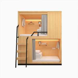 수면캡슐 침대 수면방 복층 다락방 만들기 2층 게스트하우스