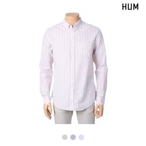[흄][HUM][HUM]유니)코튼린넨 스트라이프 셔츠(FHNECSL718P)