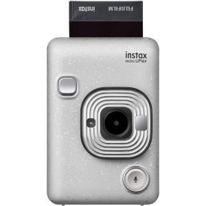 후지필름 인스탁스 Mini Liplay 하이브리드 인스턴트 카메라 - 스톤 화이트