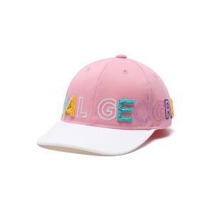 내셔널지오그래픽 키즈 칼라자수 볼캡 모자 핑크 685539