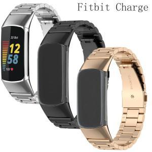 Fitbit Charge 6 5 4 3 SE용 스테인리스 스틸 스트랩, 스마트 워치 교체 가능한 금속 버클 밴드, 팔찌