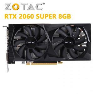 ZOTAC-GeForce RTX 2060 SUPER-8GD6 그래픽 카드 NVIDIA 20 시리즈 용 GPU 맵 슈퍼 8GB s 8G 비디오 사용