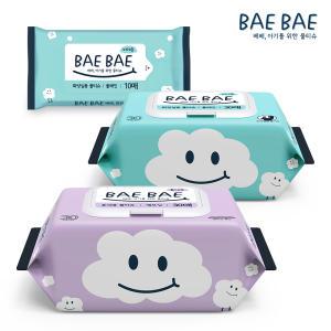 BAEBAE(베베) 아기물티슈 55gsm 캡형 30매 10매 휴대용 / 비데용