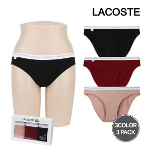 [라코스테]LACOSTE 언더웨어 여자속옷 삼각팬티 3개세트 8F1338-KII