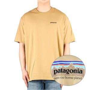 [파타고니아] 23FW (37529 GRBN) 남성 P-6 MISSION ORGANIC 반팔 티셔츠