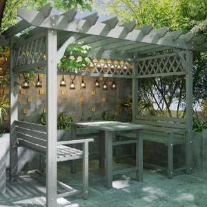 나무 벤치 정자 오두막 원두막 의자 테이블 공원 앞마당 전망대 야외테라스 발코니 펜션 카페