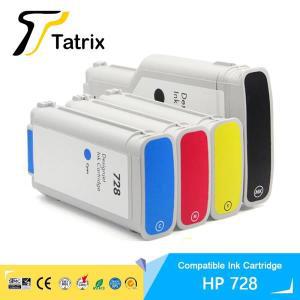 Tatrix 호환 잉크 카트리지, HP DesignJet T730 프린터, 프리미엄 컬러 잉크젯, HP728 INK F9J68A