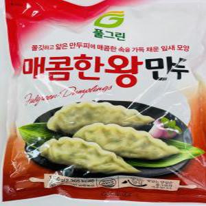 풀그린-매콤한 왕만두 1,100g-1개(국내산)
