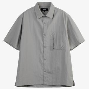 [킨록바이킨록앤더슨](강남점)라이트 웨이트 나일론 반팔 셔츠 자켓 (그레이) EFI61S0M3