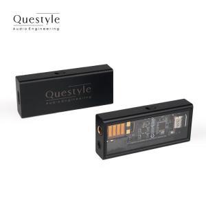 Questyle M15 휴대용 동글 DAC/헤드폰 앰프, 듀얼 헤드폰 출력 포트 (3.5mm 싱글 엔드 + 4.4mm 밸런스드)