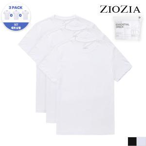 [지오지아] [3PACK] 코튼 라운드 넥 반팔 티셔츠 (ABC5TR1201)