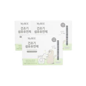 마이비 건조기 섬유유연제(40매) x3팩 프레쉬올리브향 깨끗한 순한_yb_MC