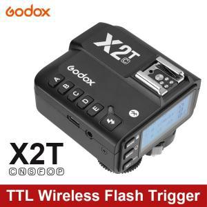 Godox X2T-C TTL 1/8000s HSS 무선 플래시 트리거 송신기 캐논 니콘 소니 후지 올림푸스용